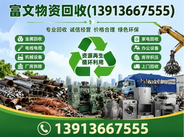 闵行区富文物资回收展示图